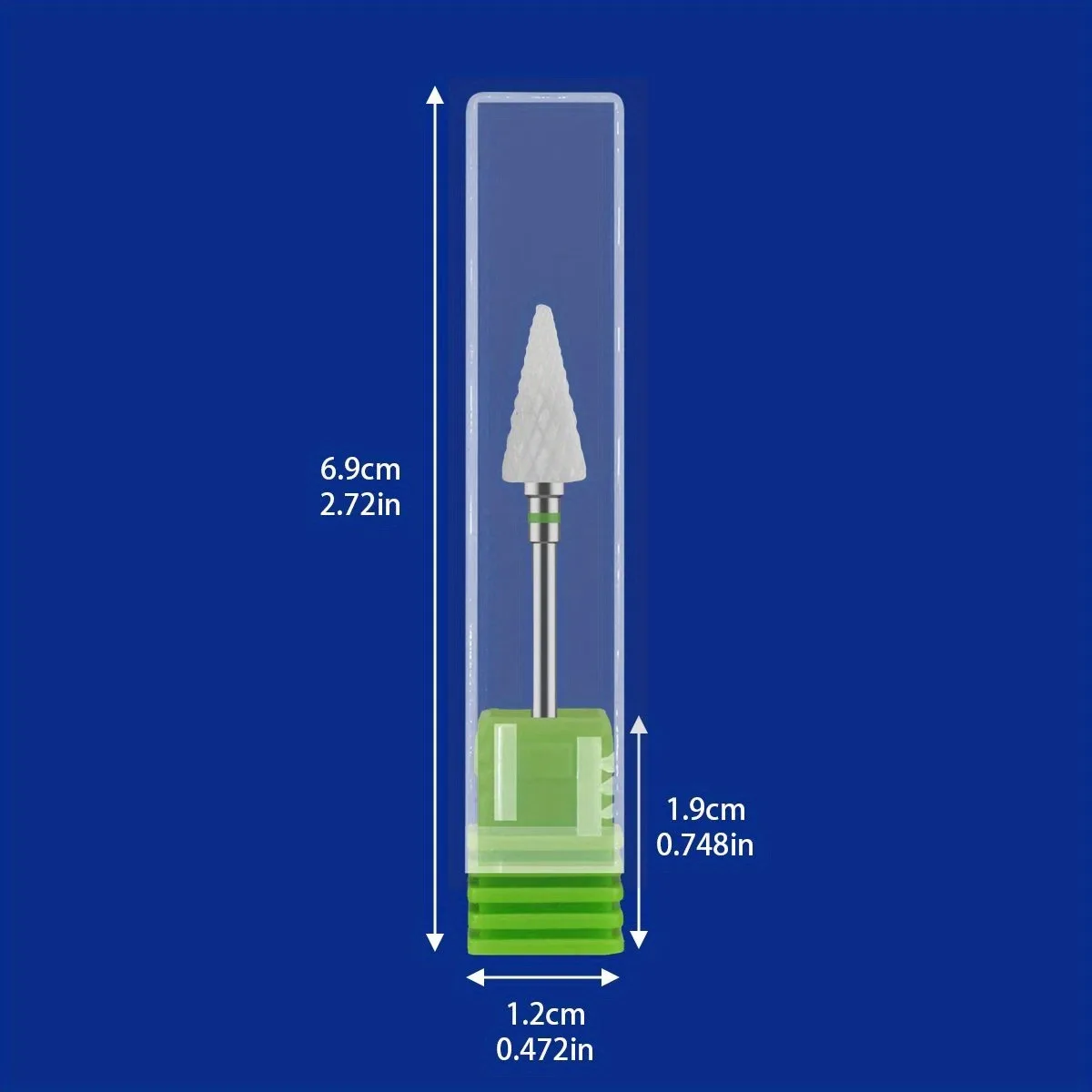 Kit-1/2/4/5 pièces foret à ongles en céramique fraise, forets de manucure électriques fraises de pédicure, limes de Machine outils d'art des ongles,
