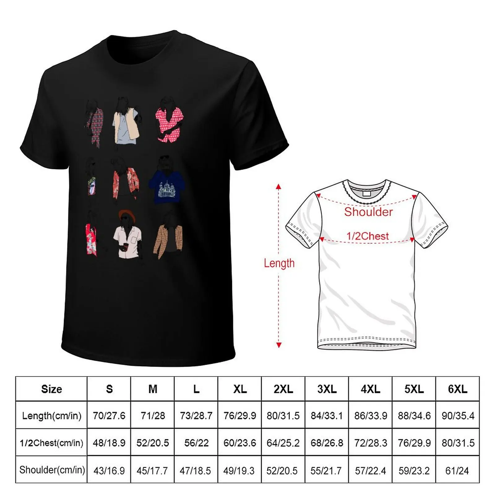fashion harry T-Shirt Abstract Pattern Print Top