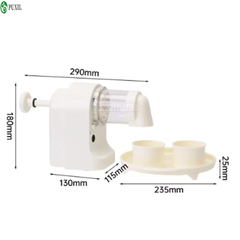 Electric Shaved ice household small snowflake ice machine, ice sander, ice breaker, non plugged in Mein mein ice machine