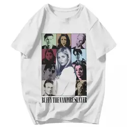 Men T Shirt Buffy The Vampire Slayer 1997 Cotton Y2K Graphic Quality Unisex Tops T Shirts