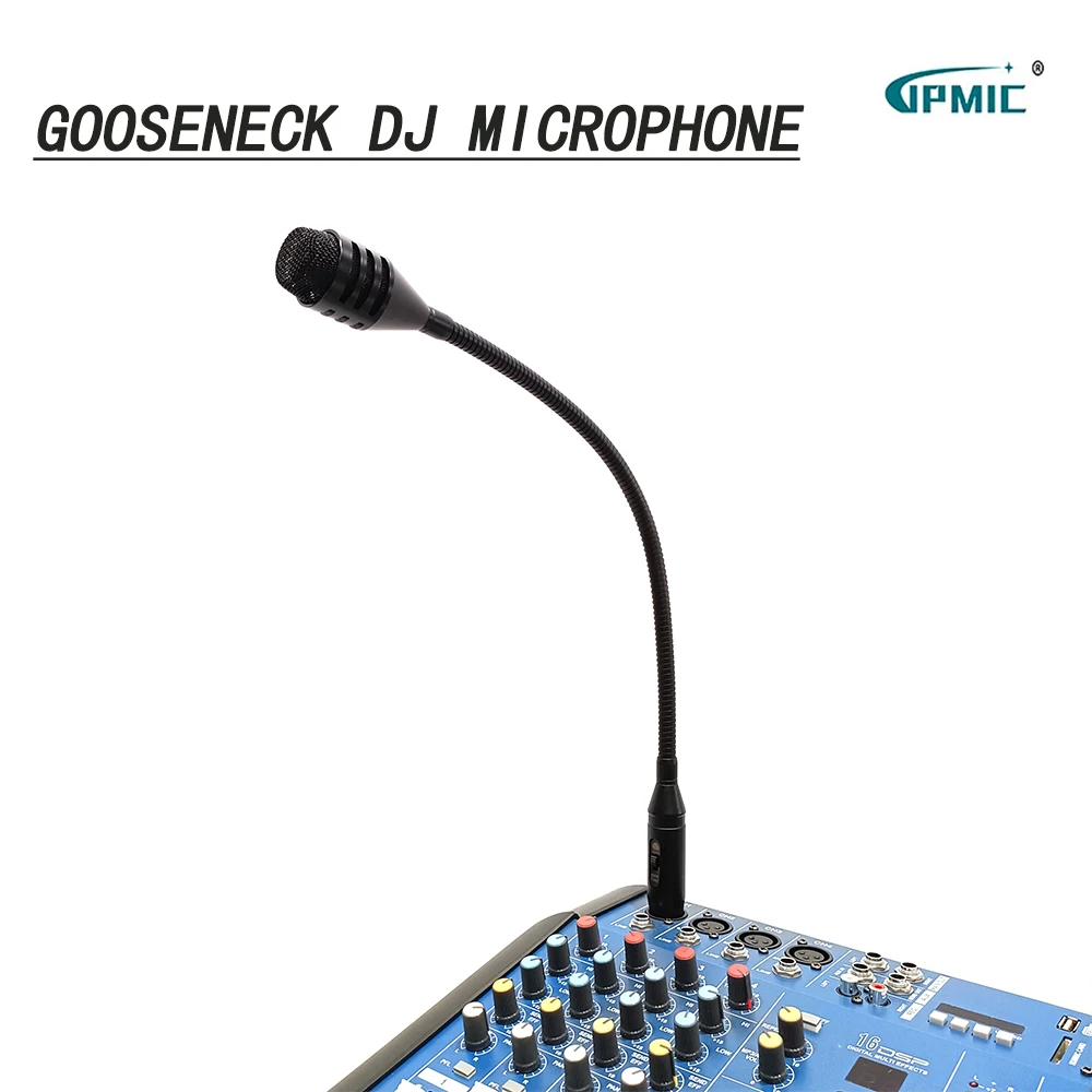 Gooseneck DJ Mic Professional Dynamic Microfone for Mixer Dedicated Disc Shouting  KTV Bar