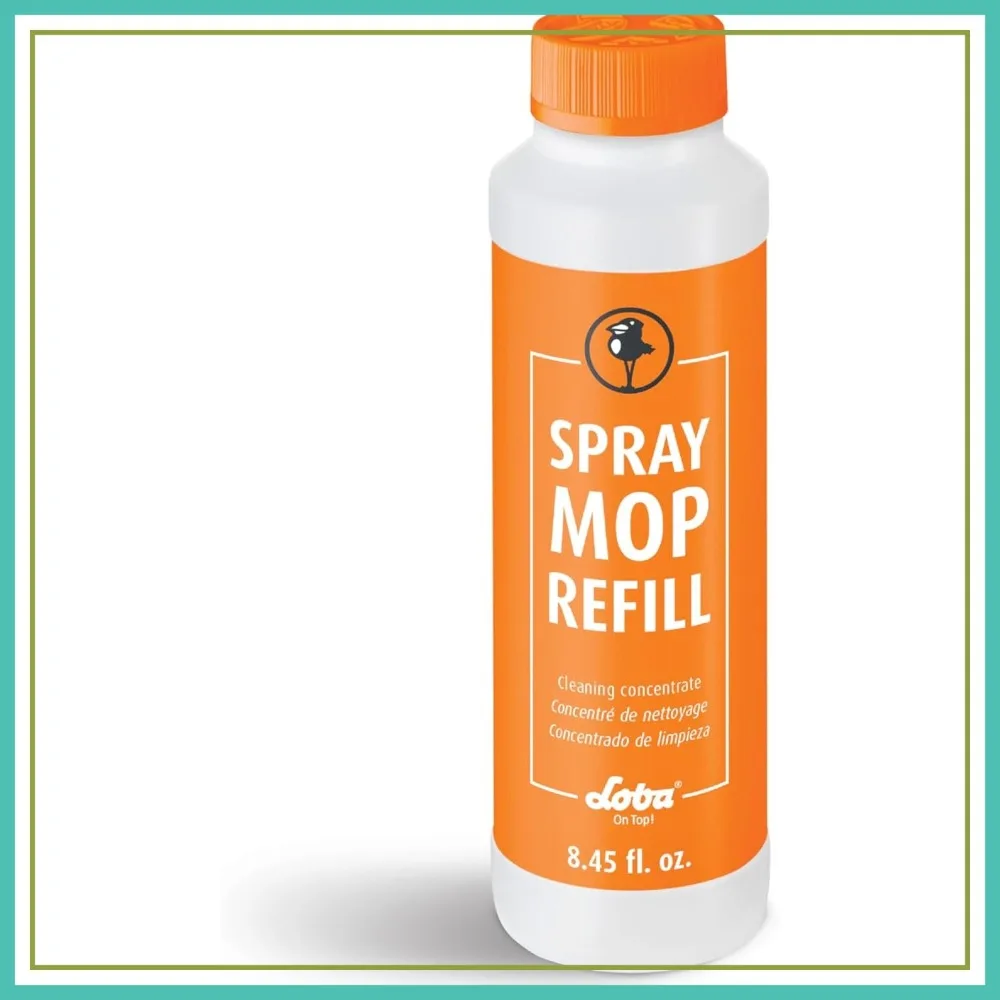 

Spray Mop Refill Solution 8.45oz - Universal Floor Cleaner for Hardwood, Tile, Laminate & More, 4 Refills