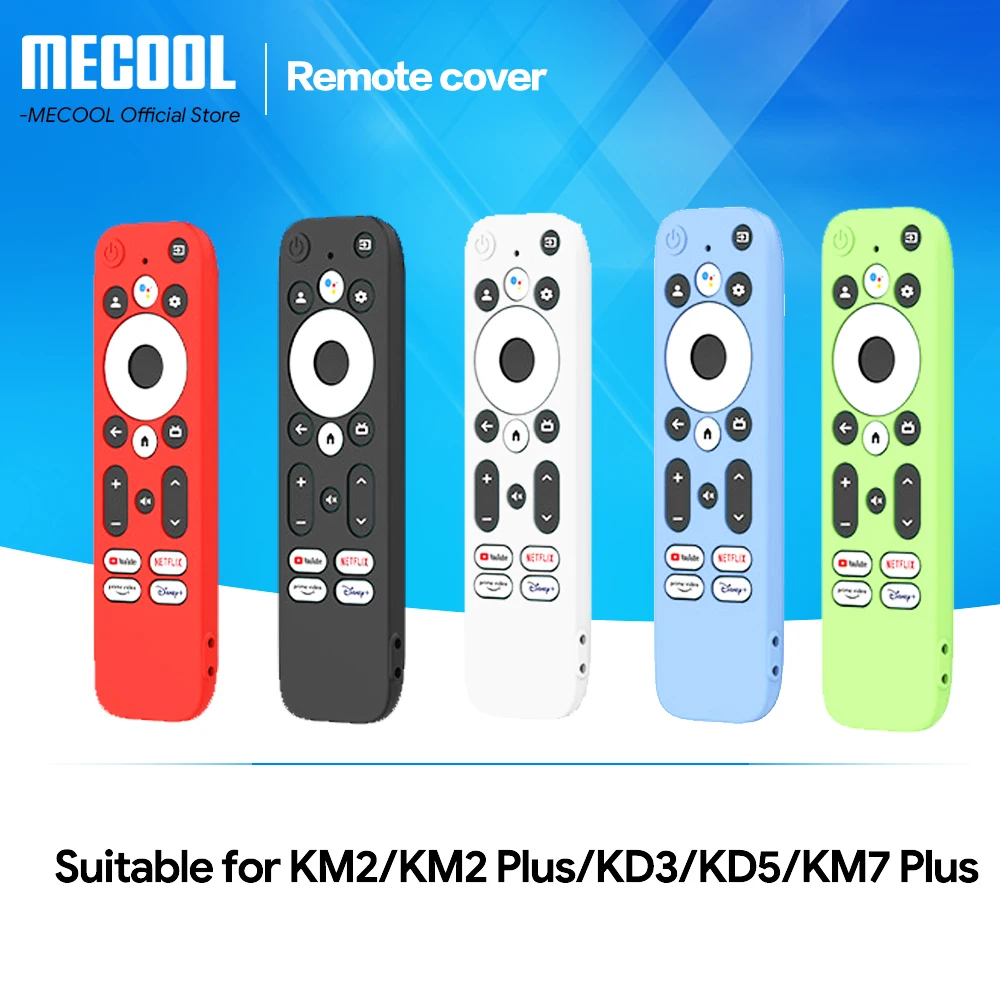 Remote Cover for KM2/KM2 PLUS/KM7 PLUS/KD3/KD5 Original Remote ATV Remote Shell Black Blue Red Color Silicone Remote Protect