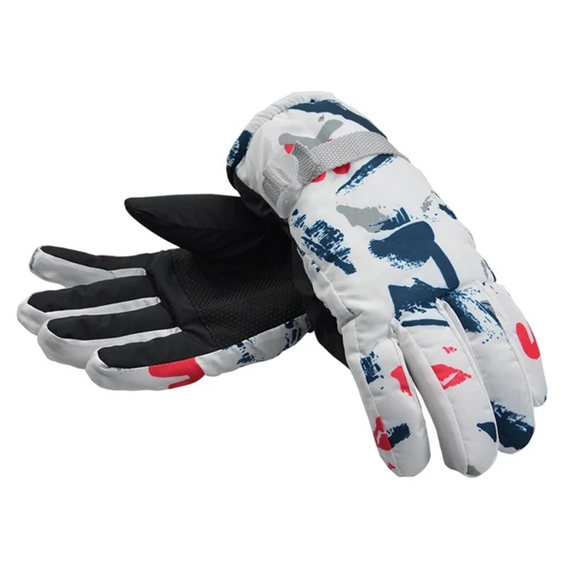 الرجال زوجين زوجين مقاوم للماء قفازات التزلج الشتوية القطن دافئ التزلج قفازات قفازات الثلج المضاد للرياح قفازات التزلج على