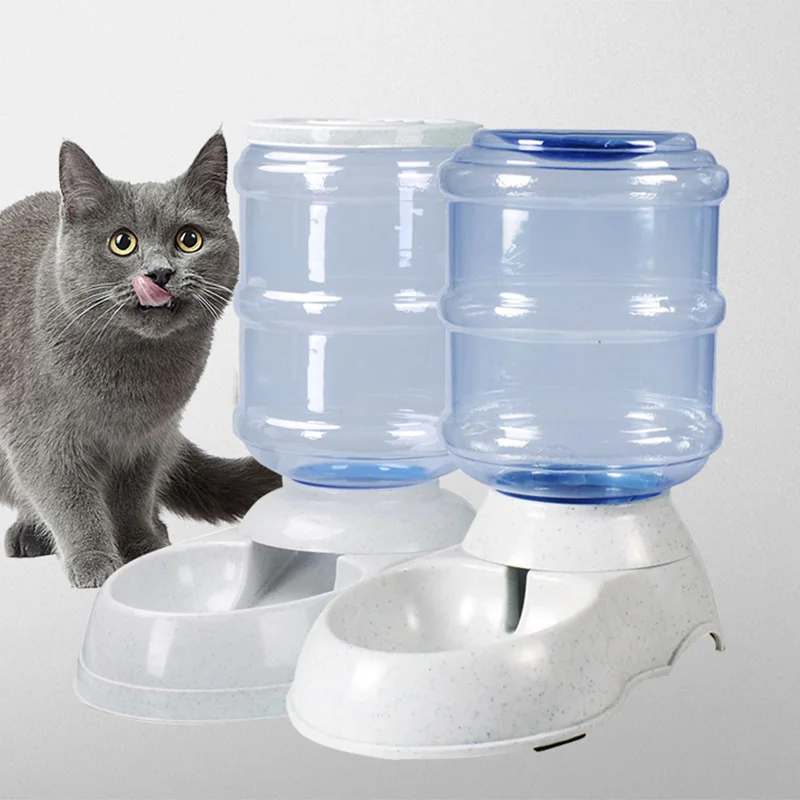 3.8L Pet Automatic Feeder Dog Cat Drinking Bowl For Dog Water Drinking Cat Feeding Large Capacity Dispenser Pet Cat Dog