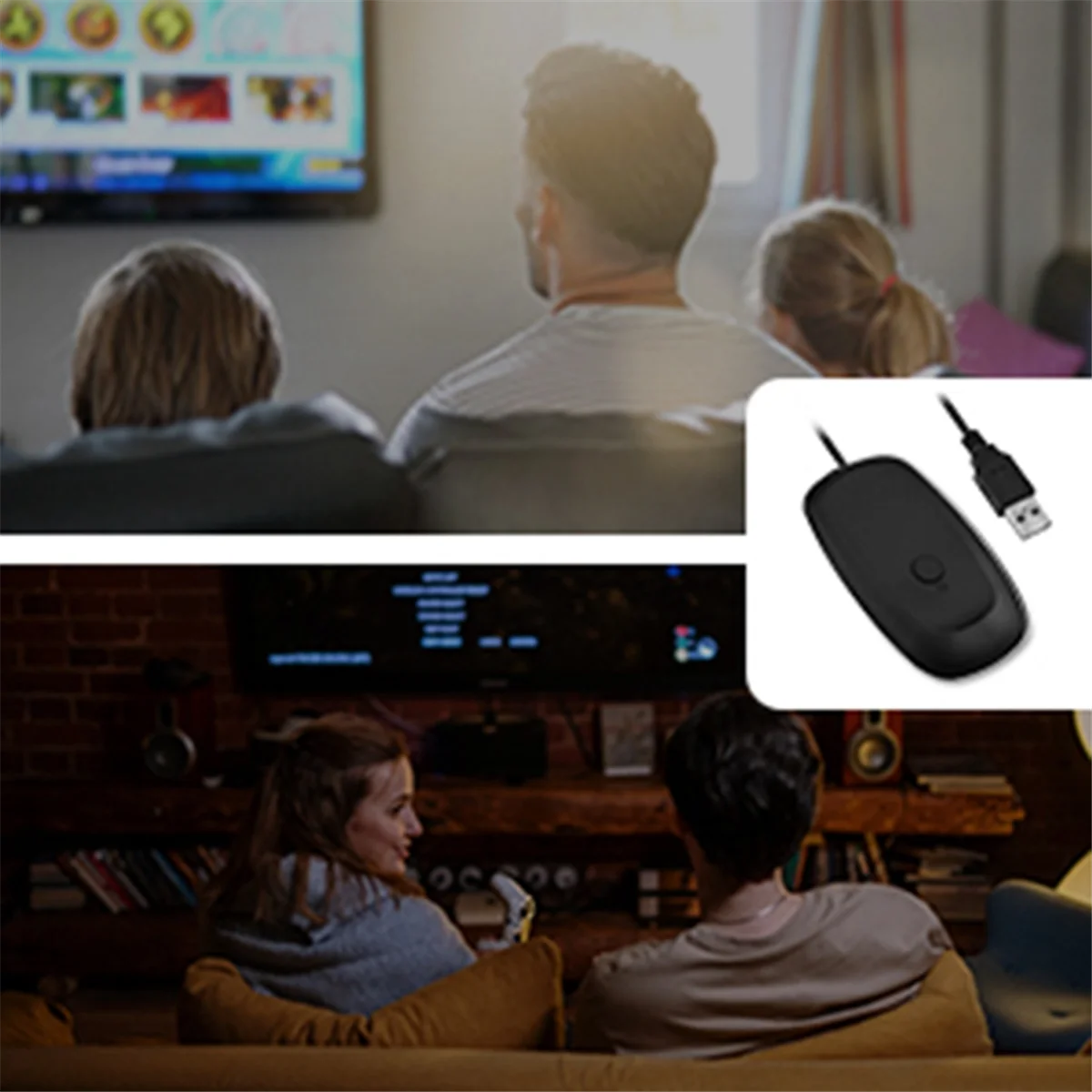 【限定オファー】ワイヤレス-ゲーム-レシーバー-usb-コントローラー-ゲームパッド-コンバーター-pc-アダプター-xbox360-xp-7-8-10-用