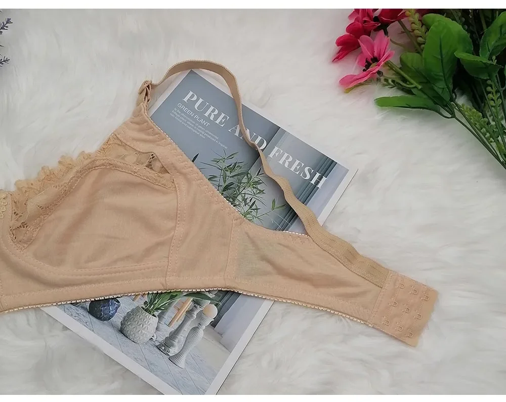 Drahtloser BH 100D 100C 95D 95C 90D 90C 85D 85C 80D 80C 75D 75C Plus Size Sexy Dessous BH für Damen Push-Up BHs ungefüttert C31 – Detail 13