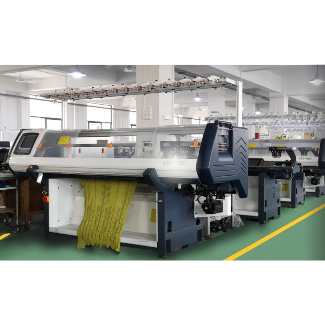 Jacquard Industrial Computerized 12 Gauge 5gg Double Carriage System Flat Knitting Machine in China