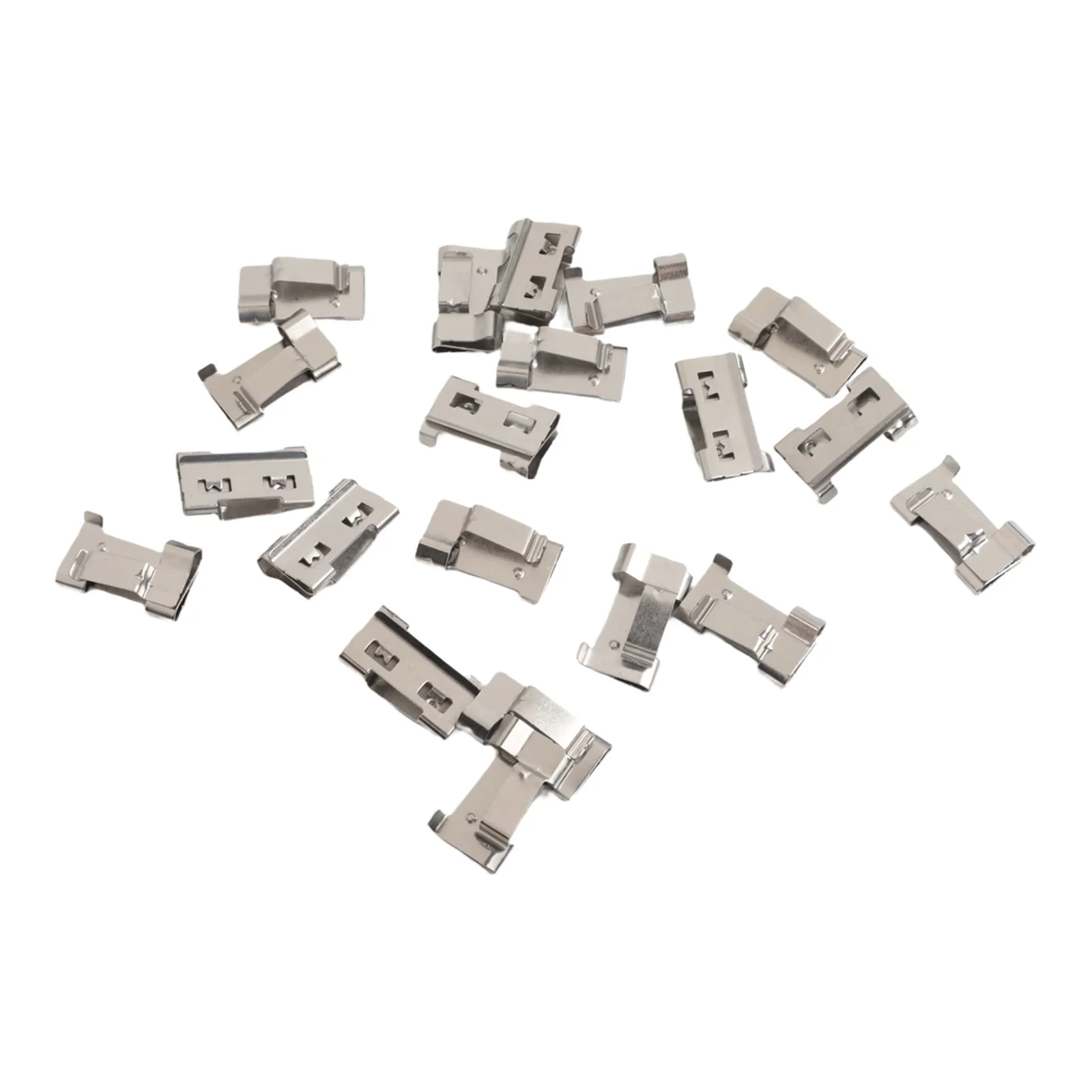 Solar Cable Clips Stainless Steel 304 Barbed Design for Secure PV Cable Holding 20/50 Pieces Pack for Cable and Pipe Management