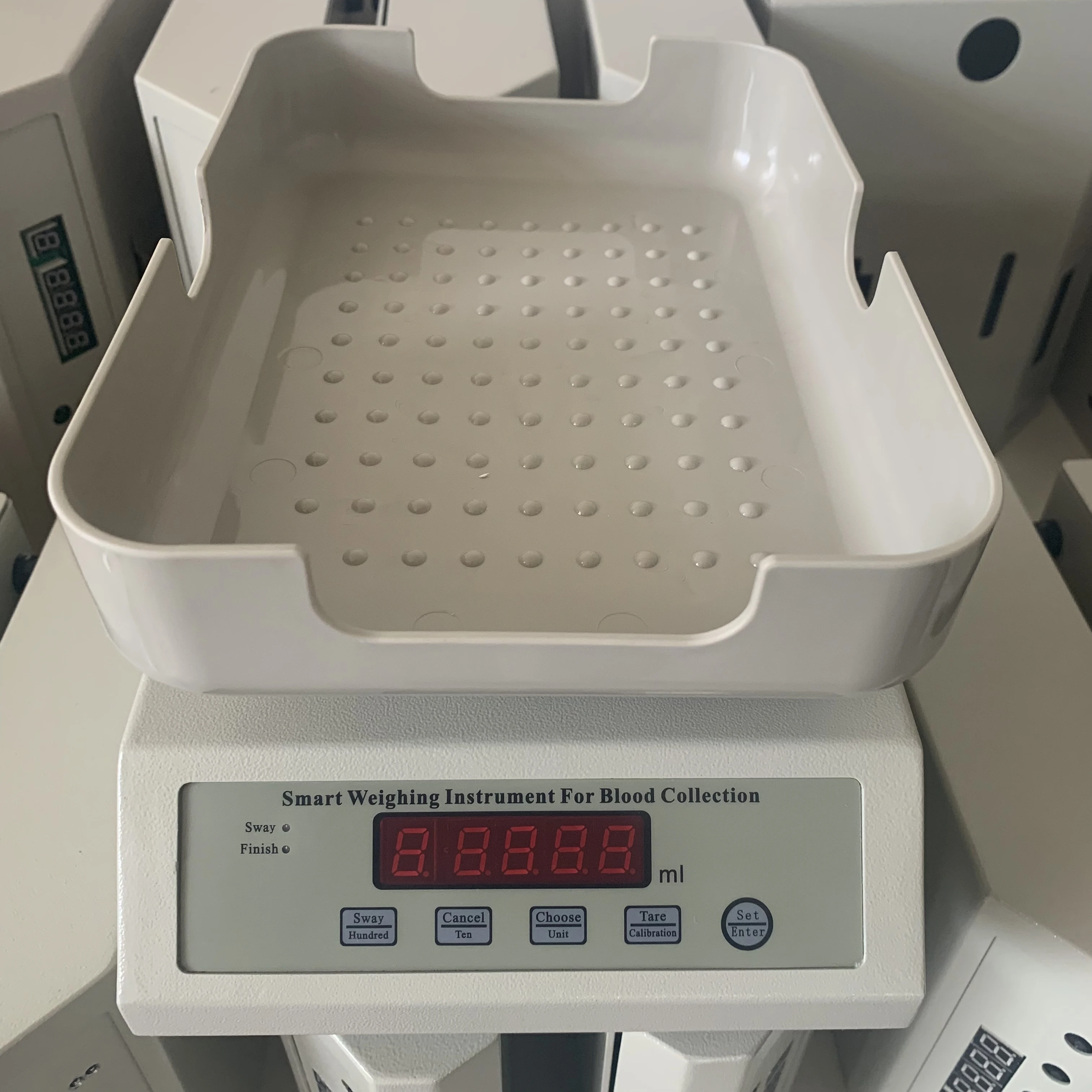 Medical Volume Sound Light or Blocking up Alarm Control Blood Collection Smart Weighing Instrument