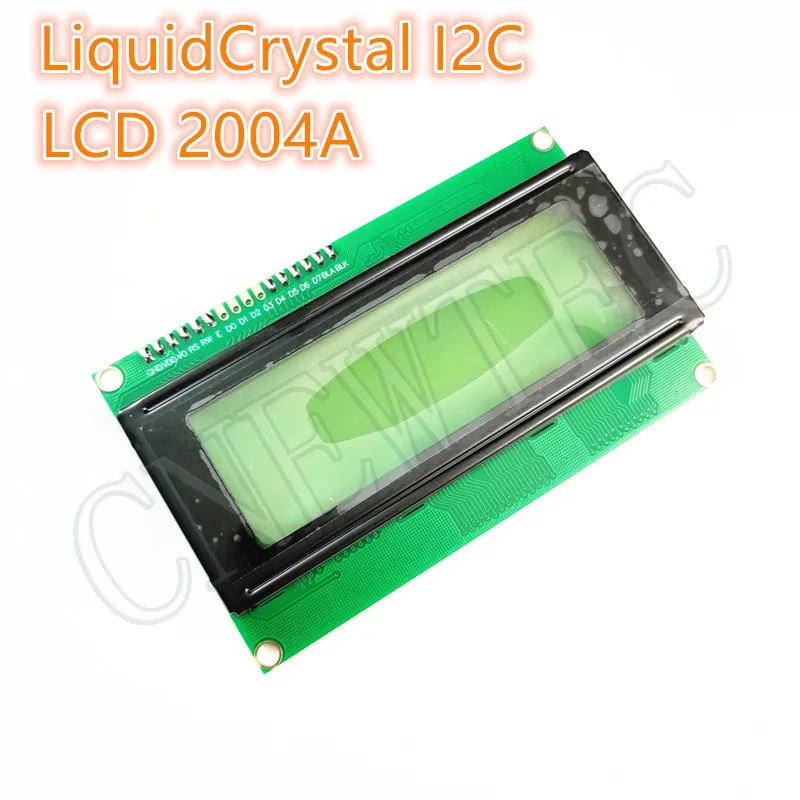 LCD2004 2004 وحدة LCD أزرق/أخضر/أبيض شاشة 20X4 حرف شاشة الكريستال السائل IIC I2C وحدة مهايئ لشاشة التسلسلي لاردوينو