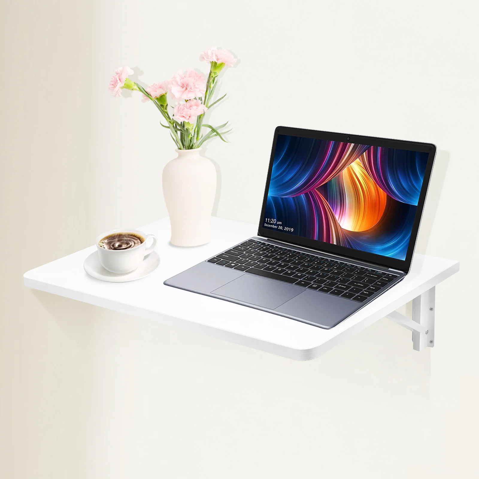

44.09 Pounds Large Capacity Multifunctional Foldable Table with Carbon Steel Screws for Bedrooms, Kitchens, and Study Rooms
