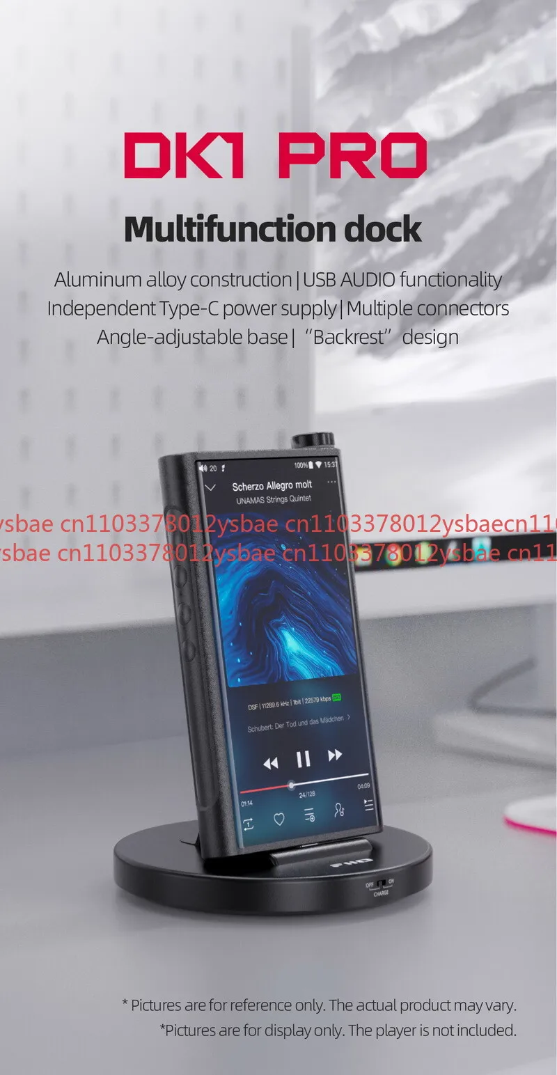OK DK1 Pro Multifunction Type-C Charging Dock For FiiO M11 Plus/M11S/M23/M15S/M17