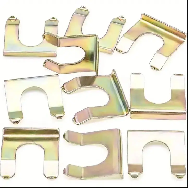 

11 Pieces Of Universal Automotive Oil Pipe Clamp Metal Brake Hose Holder U-Shaped Clamp Suitable For Cars Trucks And Vehicles