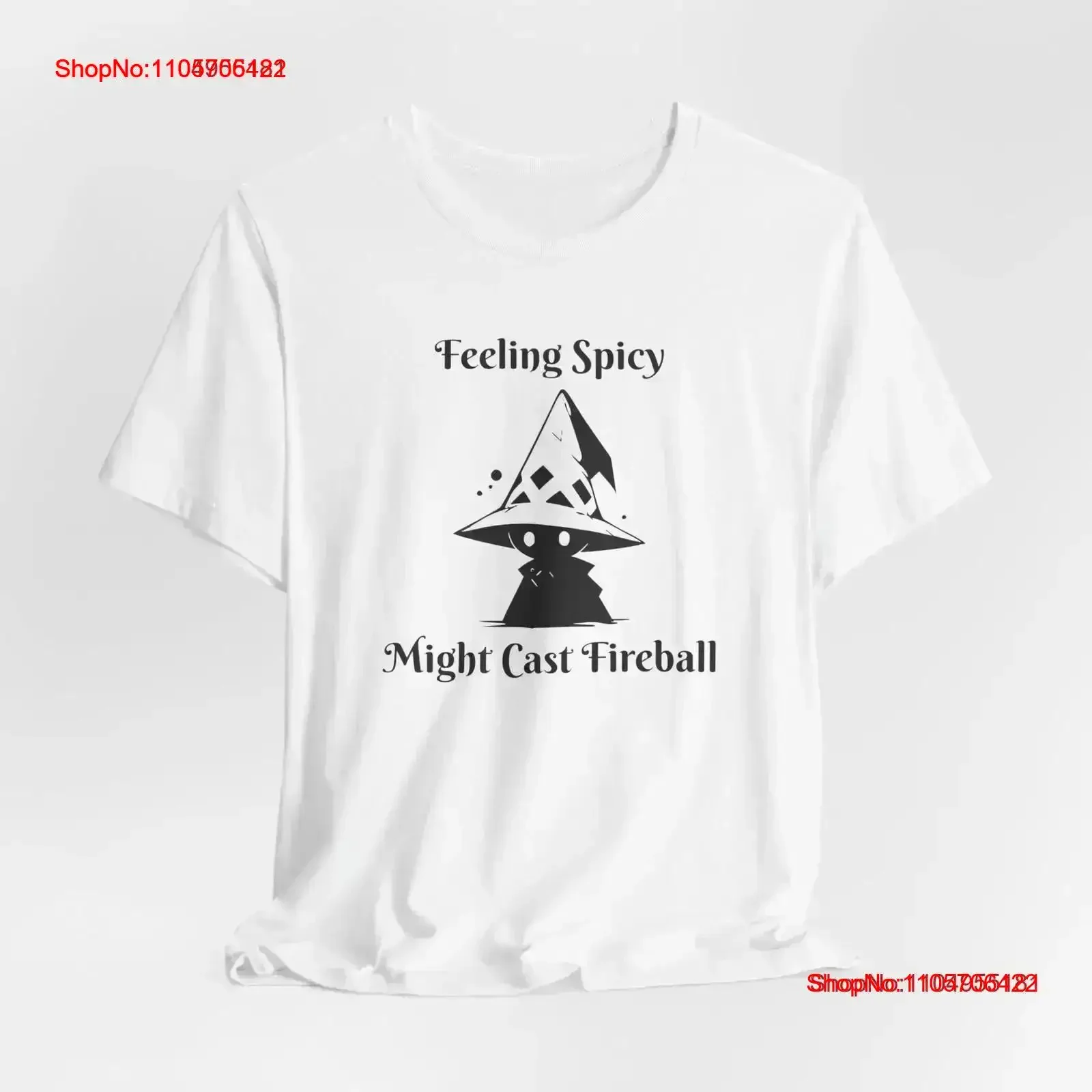 Little Devils Cute Wizard Feeling Spicy Might Cast Fireball RPG DnD Fantasy Magic T Shirt vintage Washed Stretched fashion