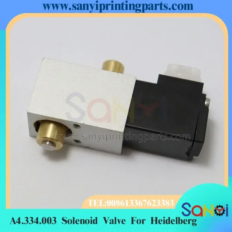 จัดส่งฟรี คุณภาพดีที่สุด A4.334.003 โซลินอยด์วาล์ว AVLM-12-10-SA สำหรับเครื่องพิมพ์ไฮเดลเบิร์ก QM46 SM52 SX52 อะไหล่เครื่องพิมพ์