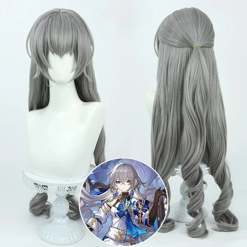 

Парик для косплея Брони Зайчик из аниме Honkai Impact 3rd, для Хэллоуина, карнавала, вечеринок, из термостойкого синтетического волокна + шапочка для парика