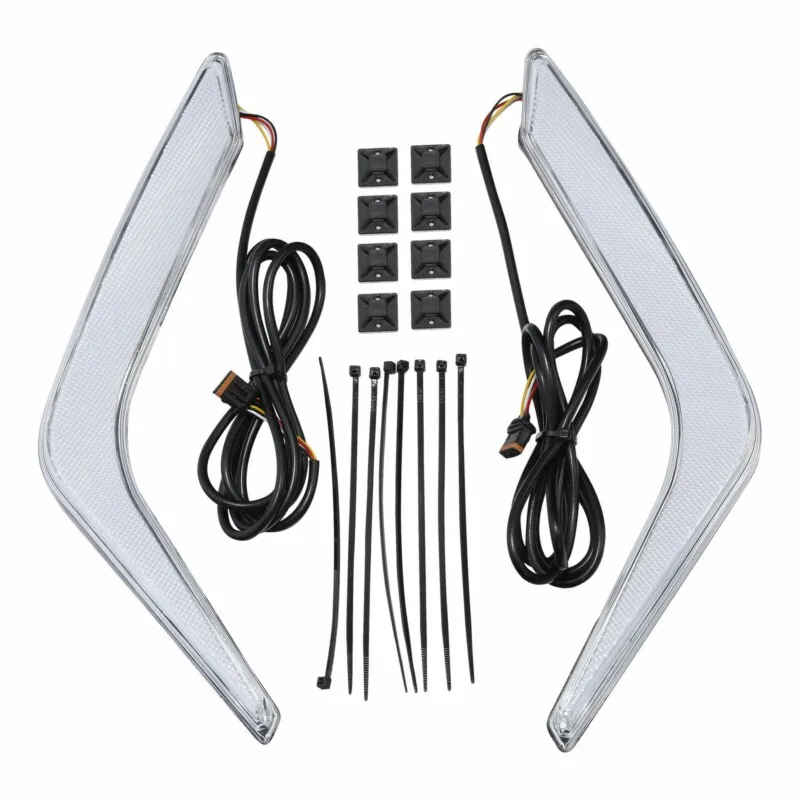 Motorrad-LED-Satteltaschen-Lichtakzent hinten für Honda Goldwing 1800 GL1800 2018–2024, rot geräucherte klare Linse
