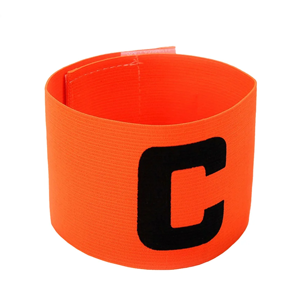 6pcs Bright Color Soccer Football Captain Armband Magic Tape Anti-drop Design for Adult and Youth