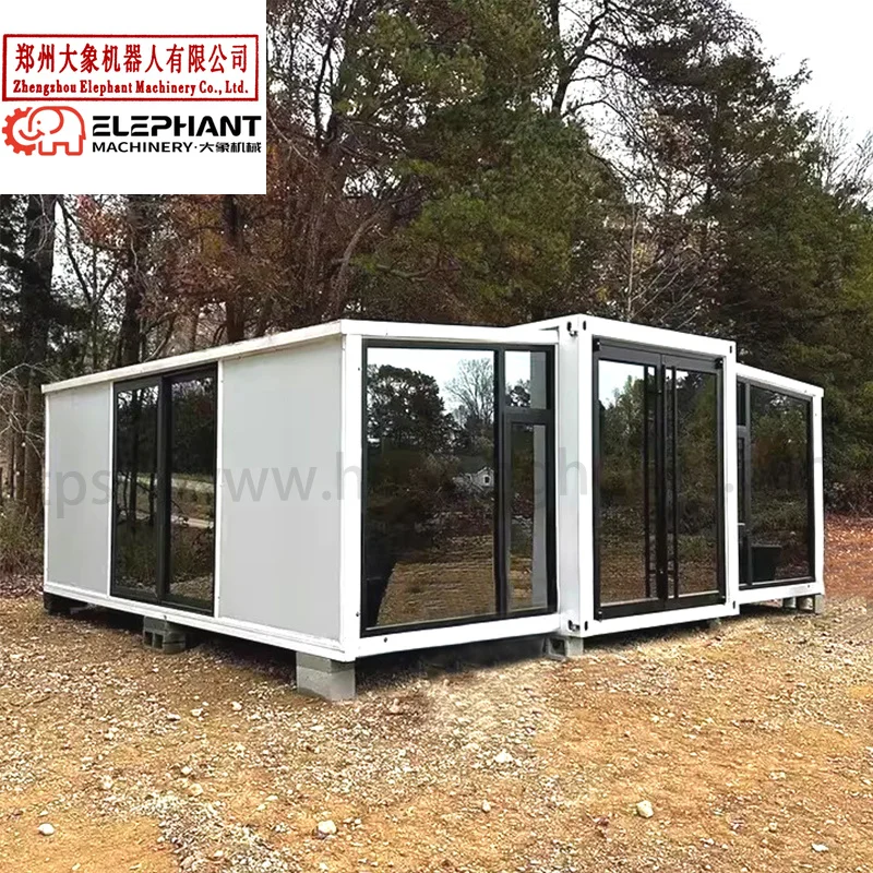 Support Custom Expandable Container House 3 Bedrooms Foldable Expandable Container House With Solor Energy