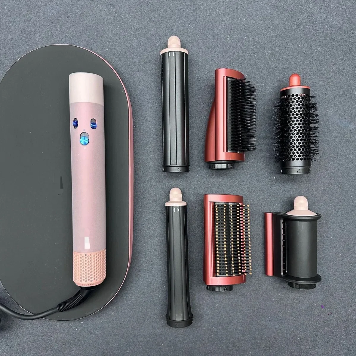 มัลติฟังก์ชั่น 5-in-1 เครื่องมือจัดแต่งทรงผม HS08 บลูทูธ Curling Iron เครื่องเป่าผม Straightener แปรงสําหรับ Home Salon ใช้hairrollers