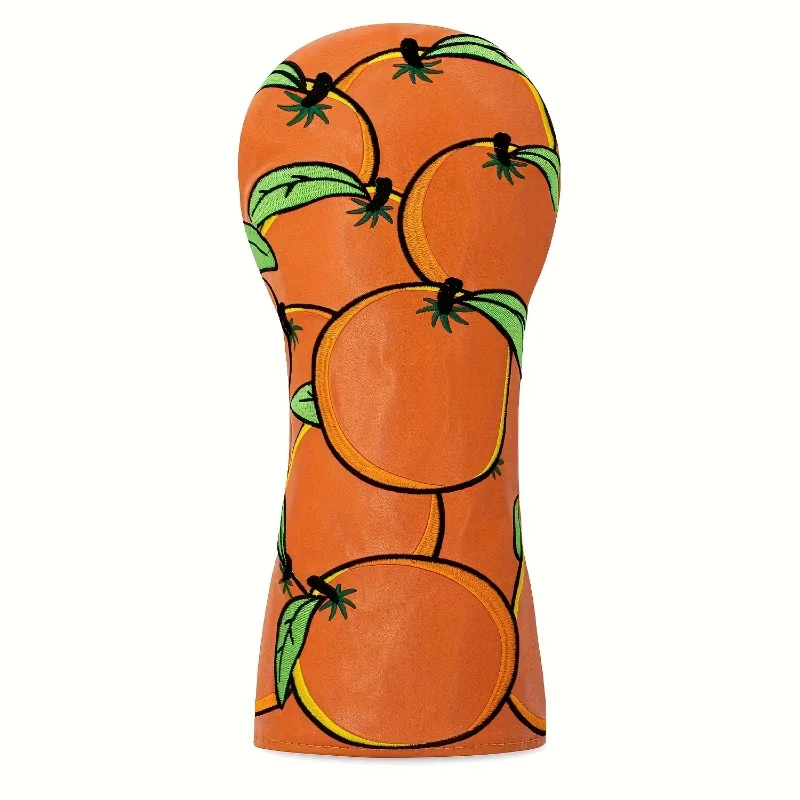 غطاء رأس نادي الجولف باللون البرتقالي اللامع - تصميم شديد التحمل ليمون الحمضيات والليمون، مقاوم للغبار ومتين، ملحقات الجولف #2