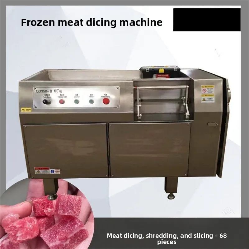 Frozen meat dicing machine, duck breast dicing machine, donkey meat dicing machine