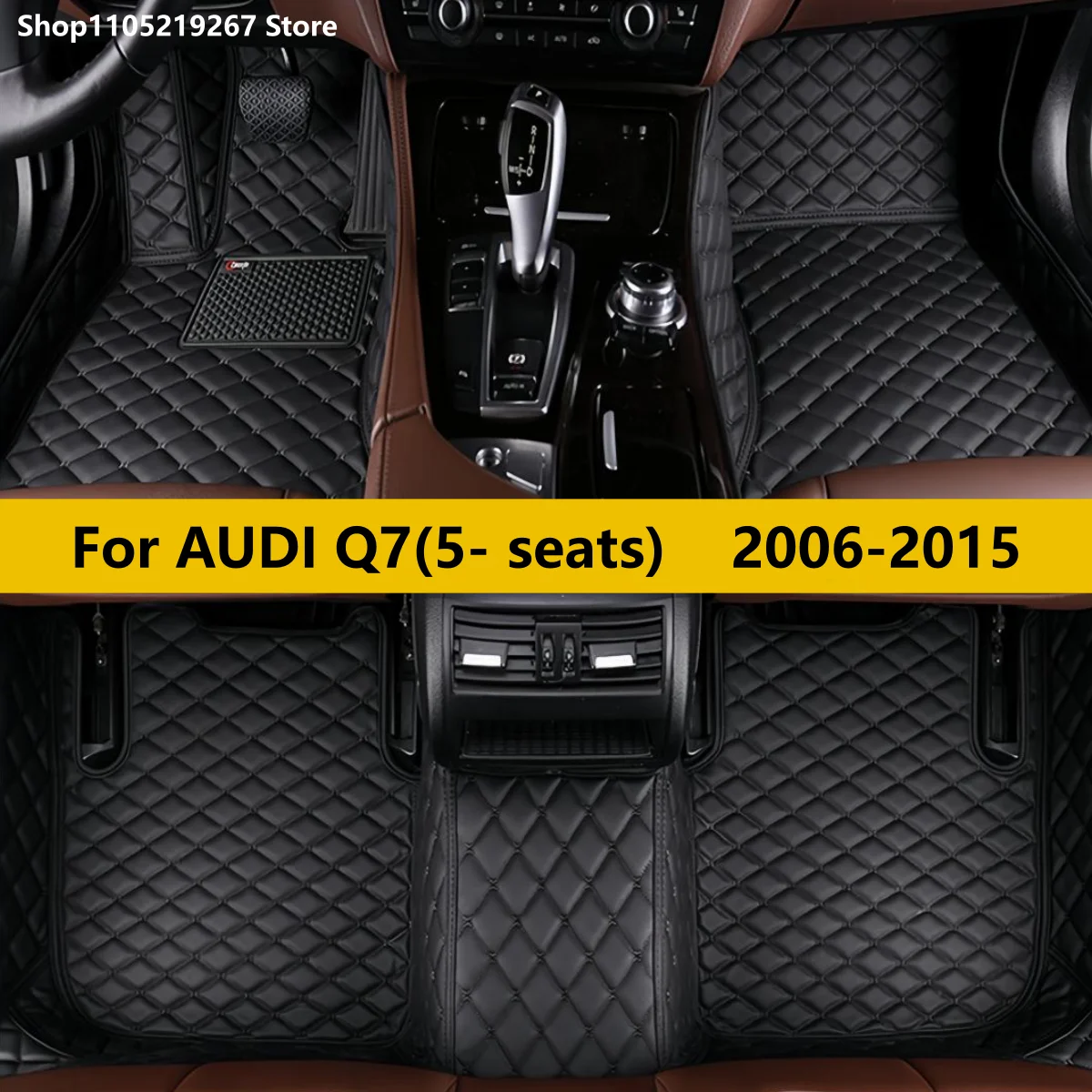 

Car floor mats for AUDI Q7(5- seats) 2006 2007 2008 2009 2010 2011 2012 2013 2014 2015 Custom foot Pads automobile
