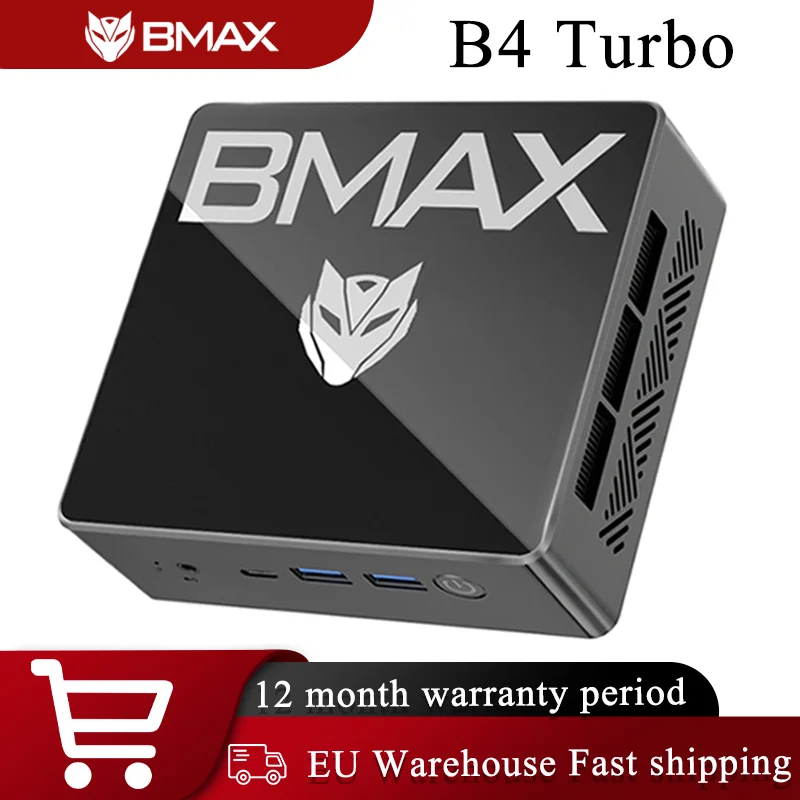 MaxMini B4 Turbo, Windows 11, Intel 13th Gen N150, 16GB, DDR4, 512GB, SSD, Turbo Frequency 3.6GHz Windows 11 2*HDMI  4 Cores & 4