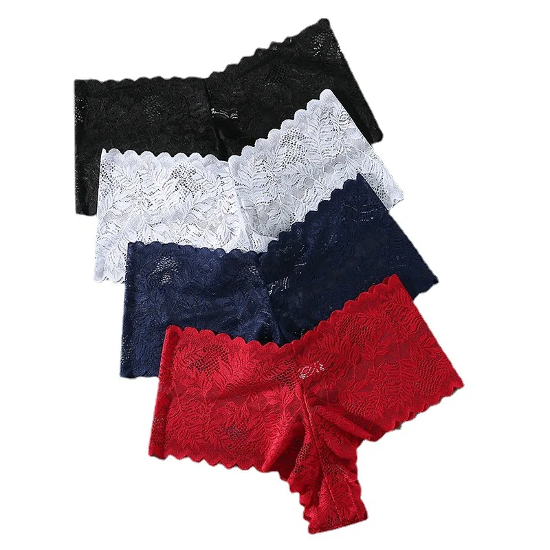 

Sexy Floral Lace Panties Women Briefs Low Waist Soft Lingerie Comfortable Female Underwear Girls Intimates Panties