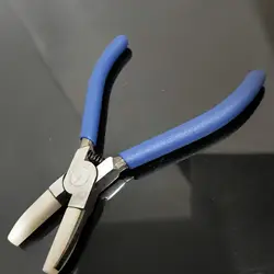 Alicates dobles de nailon para joyería, accesorios de acero al carbono, antióxido