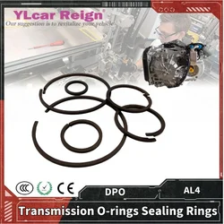 AL4 DPO DP0 Automatic Transmission Gearbox O-rings Sealing Ring Oil Seal Rings Kit 256503 230456 256504A 251515 for Peugeot Car