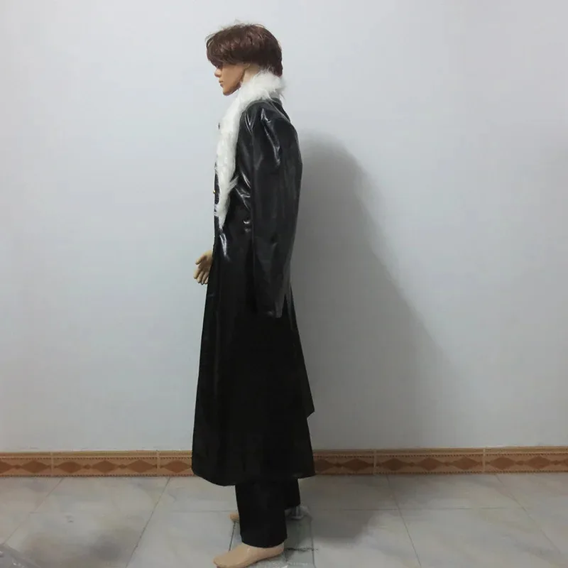 

DY20Sir крокодиловый косплей черный костюм топ + брюки + жилет + рубашка + шарф на заказ любой размер25