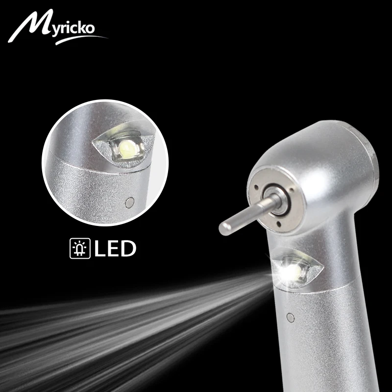NSK Type Dental E-generator LED High Speed Turbine Handpiece Push Button Ceramic Bearing Triple Spray Dental High Speed Handpiec