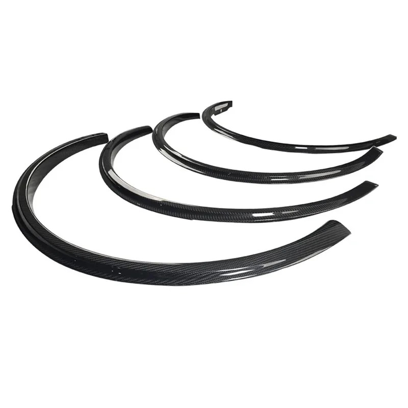 

High Quality Carbon Fiber Car Wheel Eyebrow Arch Trim Fender Flares Protector for Model Y 2019-2022