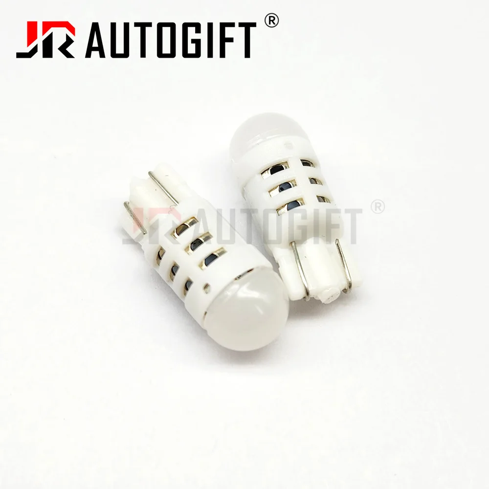 50PCS T10 W5W 194 501 Led Bulb Car Interior Light T10 3030 1SMD 12V-24V White Red Yellow Instrument Lights Bulb Lamp