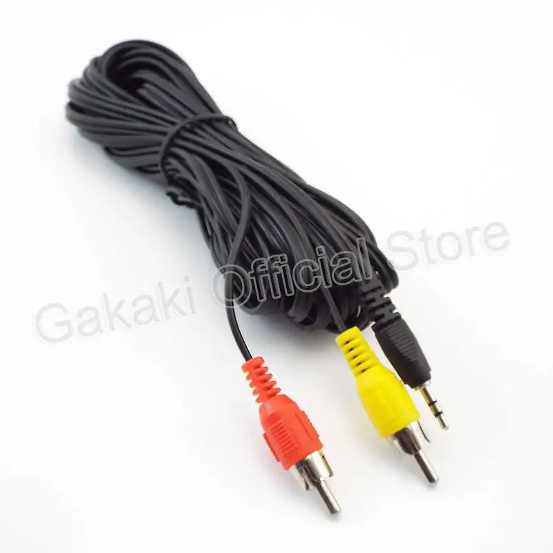 1M/1.5M/3M/5M 2.5mm Male Plug Jack to Dual RCA Connector Audio Splitter to 2 RCA Audio Cables