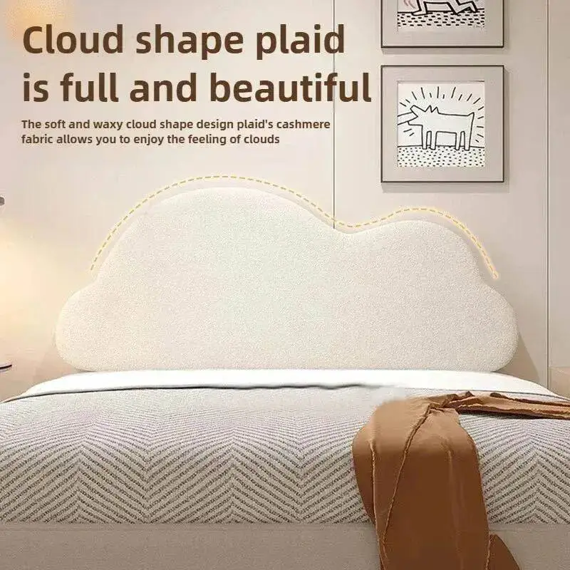 Creative Cloud Shape Bed Headboard Soft Backrest Cushion Anti-collision Pillow for Bedroom Tatami Modern Decor Home Furniture