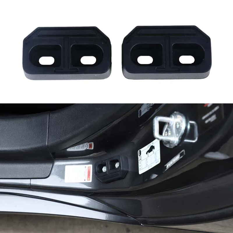 

2Pcs silicone black For Mazda MX-5 Fiat Abarth 124 2022 Car styling door bushing car decoration accessories