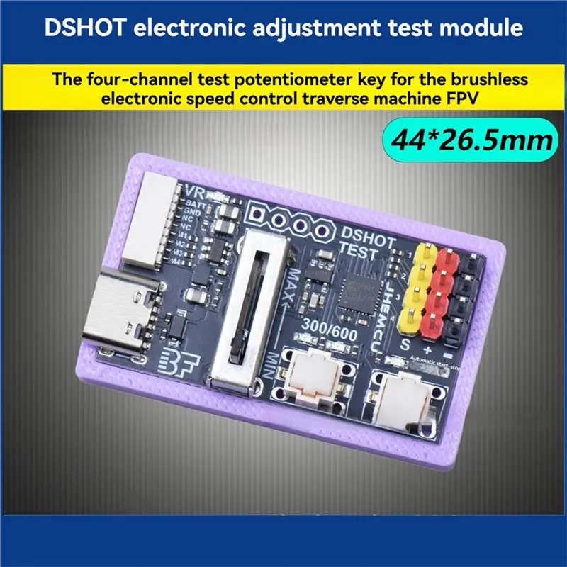 B03B-For DSHOT ESC Test Module Brushless ESC Testing Tool Potentiometer Button For DSHOT 300 600