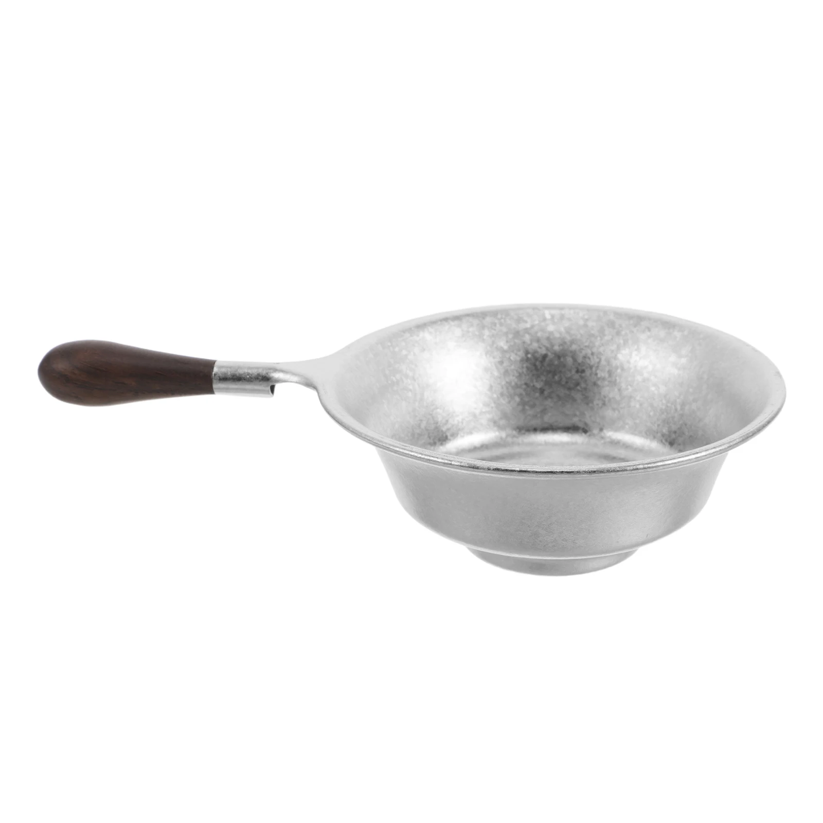 

Titanium Tea Infuser 8cm Diameter Fine Mesh Strainer Ergonomic Wooden Handle Reusable Loose Leaf Tea Filter for Mugs Cups