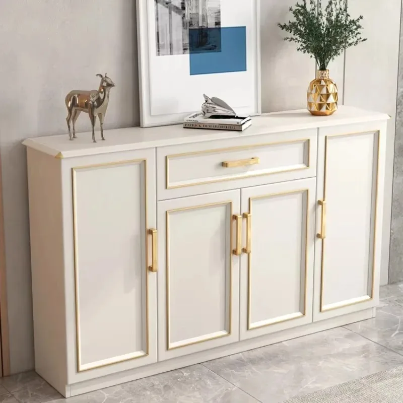 Modern Wooden Shoe Cabinet Nordic Waterproof Hallway Organizer Shoe Rack Space Saving Luxury Szafka Na Buty Home Furniture