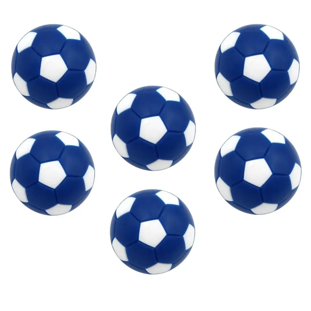 Juego de 6 pelotas de futbolín para fútbol de mesa - 32 mm - Disponibles en varios colores