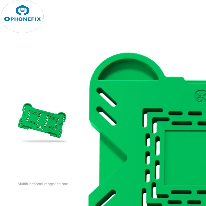 Imagem -04 - Almofada de Silicone Magnética Universal Resistente a Alta Temperatura Slot Personalizado para Telefone Cpu ic Bga Ferramentas de Reparação Mijing-m22