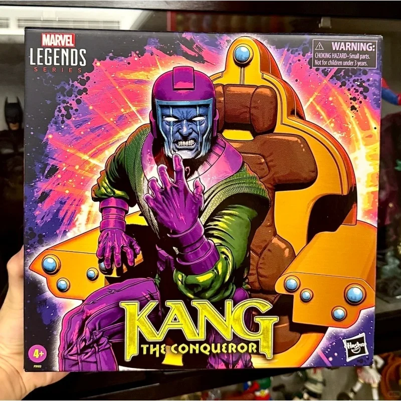 

Hasbro Original MARVEL LEGENDS KANG The Conqueror F9102 Anime Action Figure Desktop Doll Toys Ornament Collection In Stock Gift