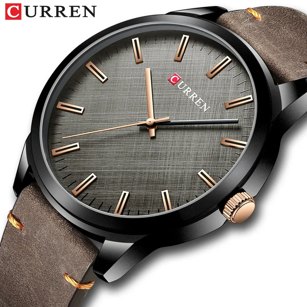 Curren 8386 Men\'s  Waterproof Quartz Watch Business Men\'s Watch Fashion Belt Watch