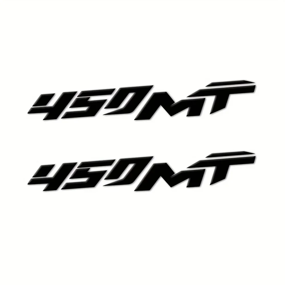 2 قطعة/المجموعة "450MT" ملصق عاكس للدراجات النارية سيارة ليلة تحذير الديكور متعددة الألوان ملصق مائي