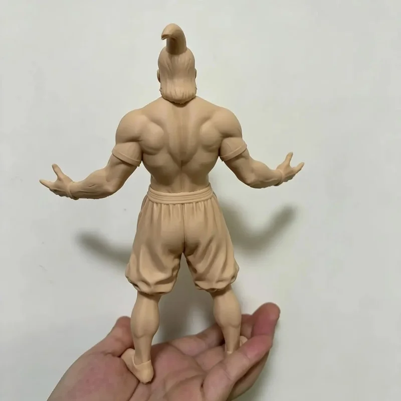 Handland Single Hairstyle Muscle Figurine 20cm 3D Printed In PLA Material With Skin Color. Fitness Desk Decoration.