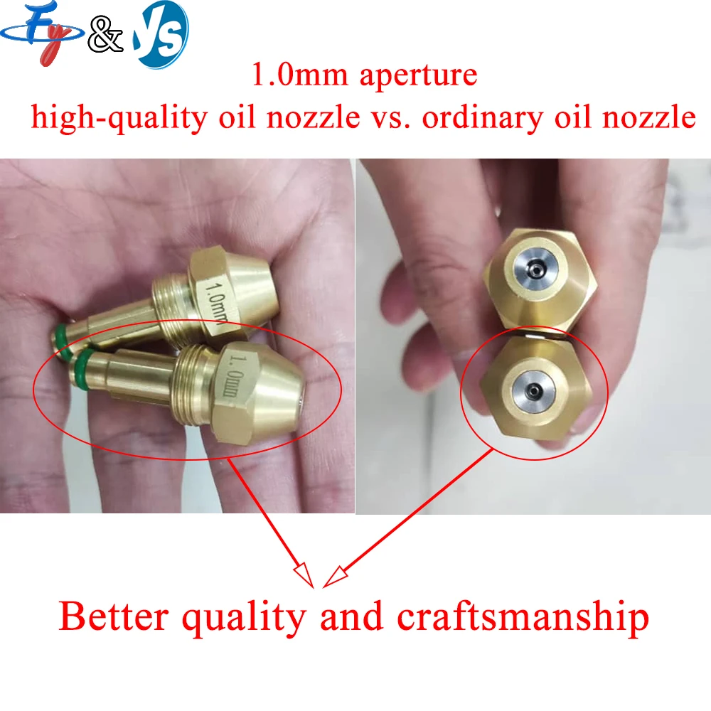 

Высококачественная латунная форсунка для сжигания отработанного масла — устойчивая к коррозии, для производства горелок на отработанном масле и отопления котельных