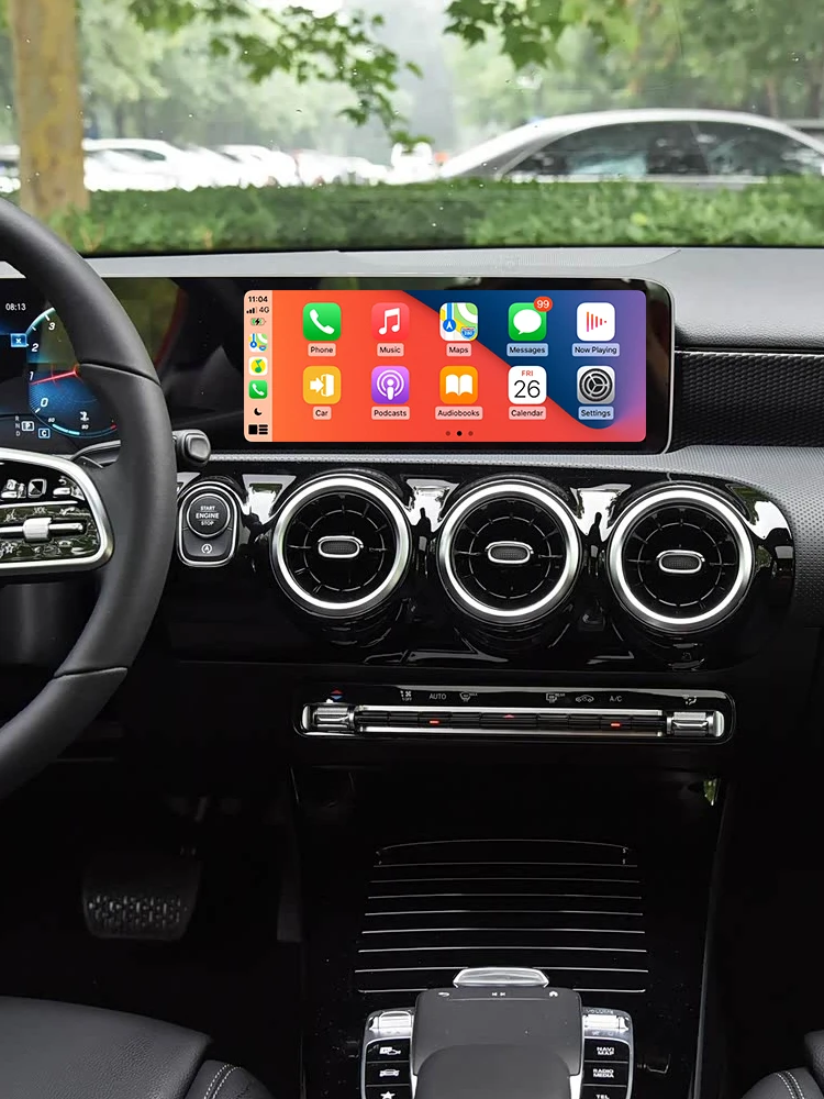 Bonroad Wireless Carplay Android Auto Fits For Mercedes A B C E Class CLS CLA GLA GLB Class NTG6.0 2018-2022 Module Box Airplay